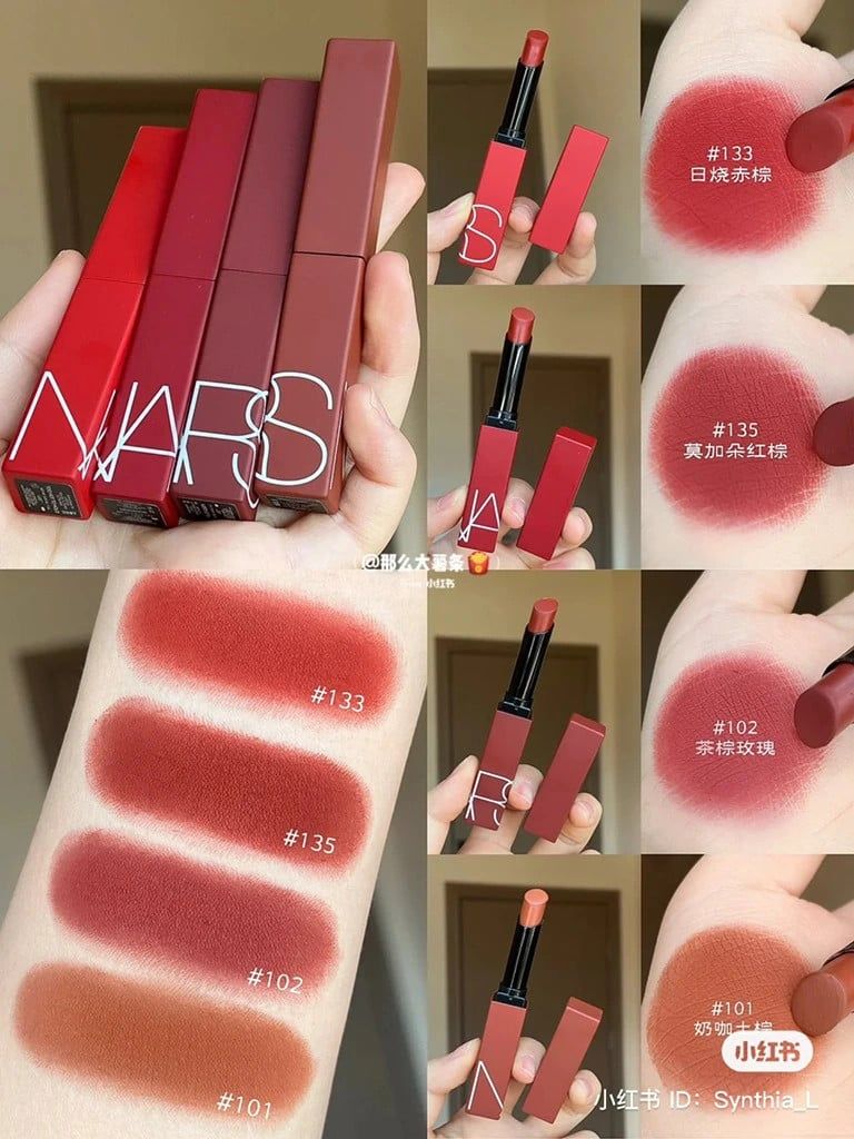 Son Nars Powermatte Lipstick #133 Too Hot To Hold (Ko Tđ)