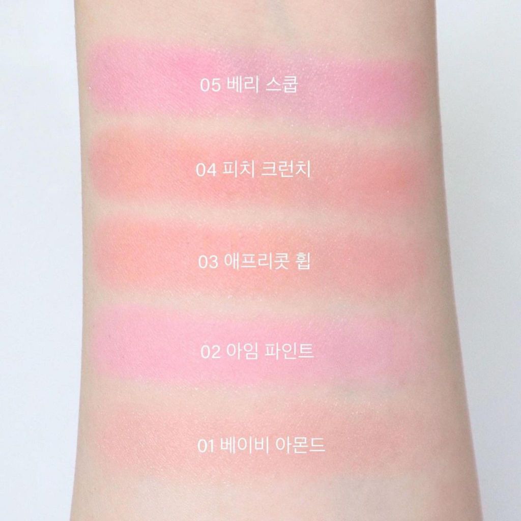 Phấn Má Hồng Clio Air Blur Whip Blush #02 I'm Pint