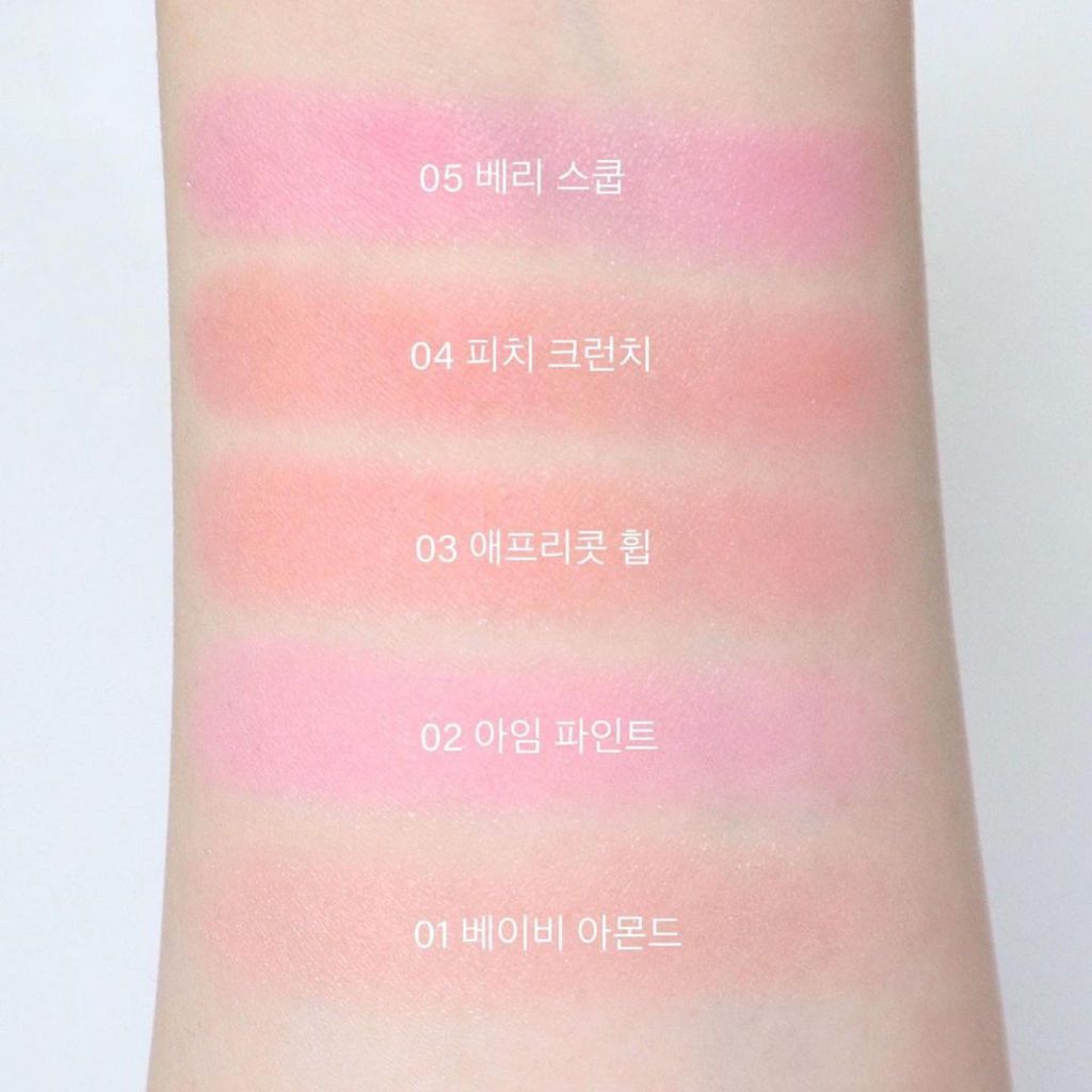 Phấn Má Hồng Clio Air Blur Whip Blush #02 I'm Pint