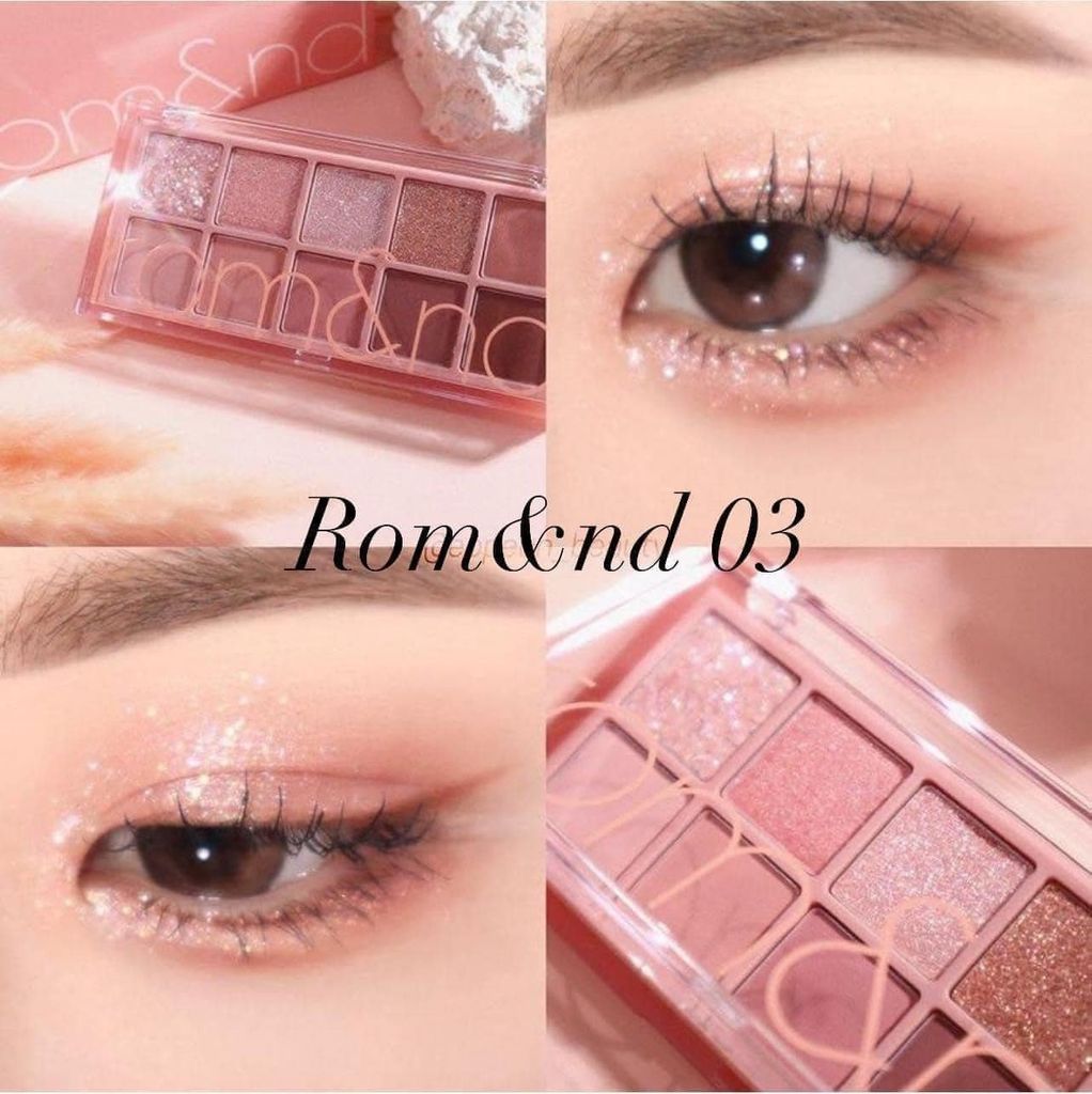 Phấn Mắt 10 Ô Rom&nd Better Than Palette #03 Rosebud Garden