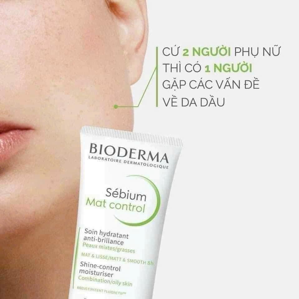 Kem Bioderma Mat Control 30ml