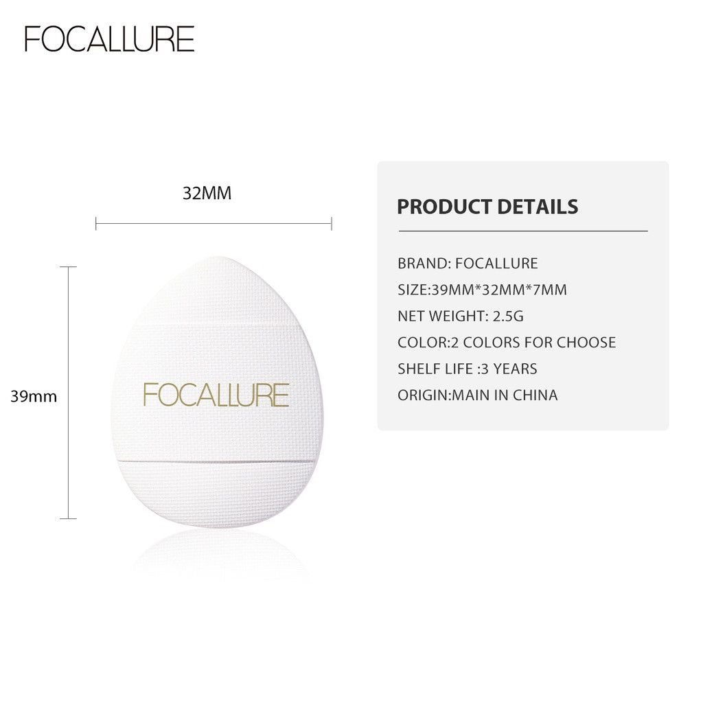 Bông Mút Cushion Cỡ Nhỏ FOCALLURE Finger Powder Puff