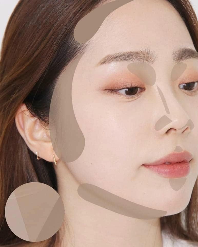 Phấn Tạo Khối 3 Ô Peripera Ink V-Shading #01