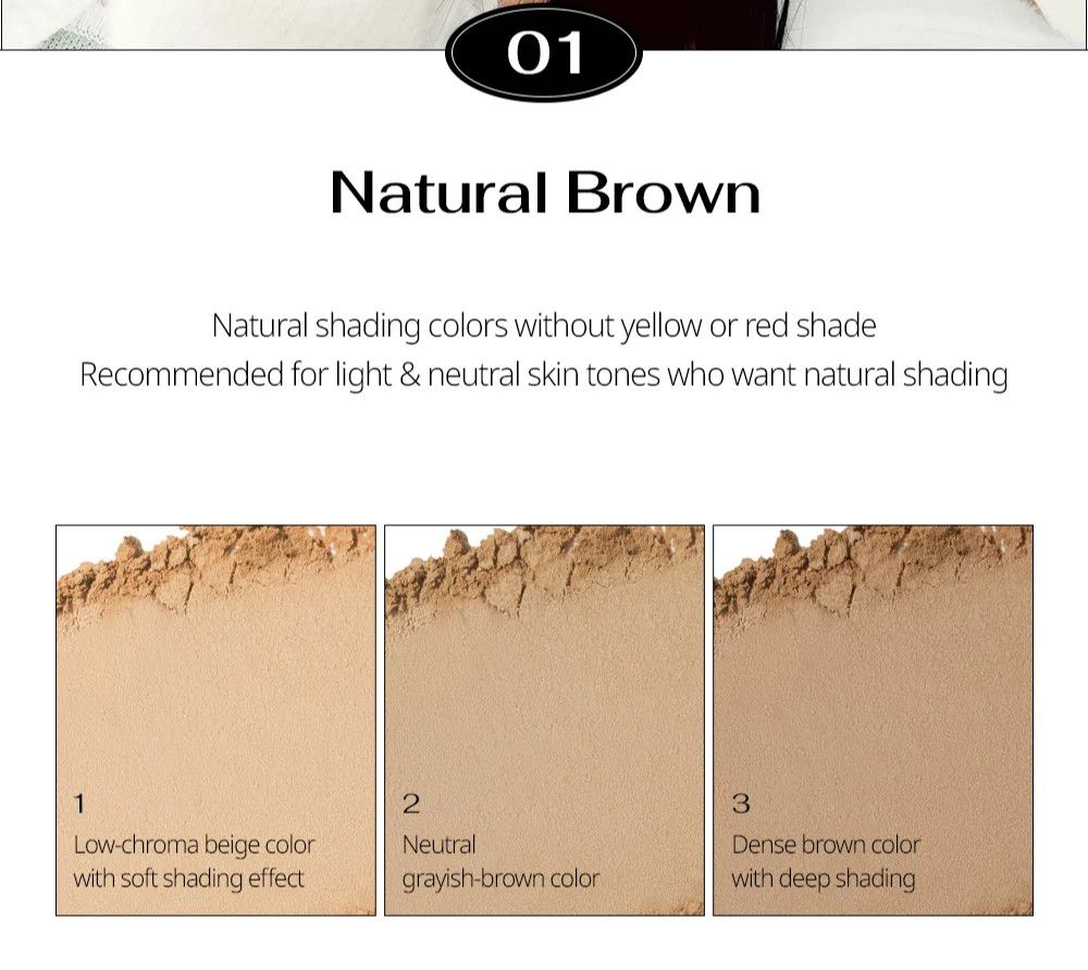 Phấn Tạo Khối 3 Ô Peripera Ink V-Shading #01