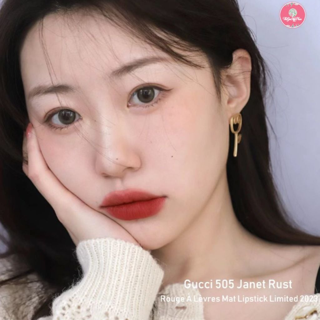 Son Thỏi Gucci Rouge À Lèvres Mat Edition Limited #505 (Ko Tđ)