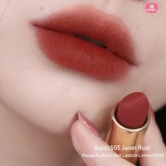 Son Thỏi Gucci Rouge À Lèvres Mat Edition Limited #505 (Ko Tđ)