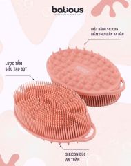 Lược Gội Đầu, Lược Tắm Gội 2in1 BATIOUS Đa Năng