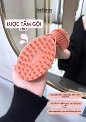 Lược Gội Đầu, Lược Tắm Gội 2in1 BATIOUS Đa Năng