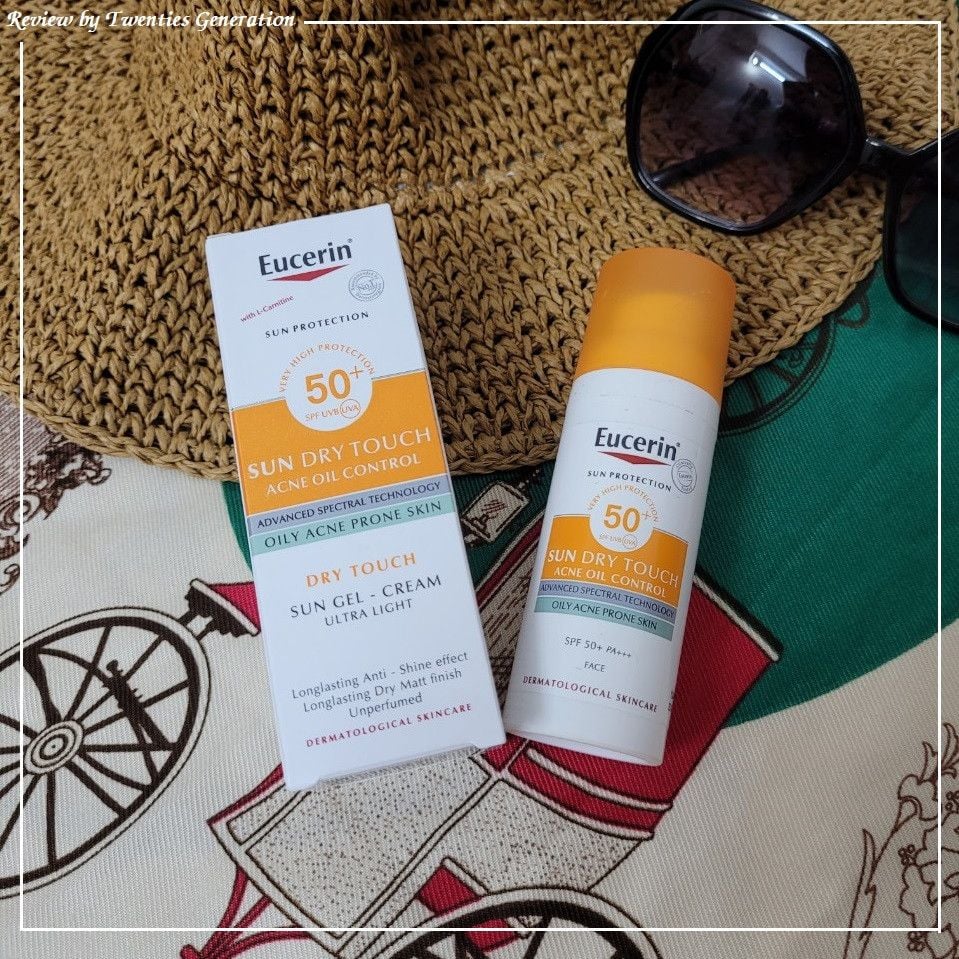 Kem Chống Nắng Eucerin Sun Gel-Cream Dry Touch Acne Oil Control SPF50+ PA+++ 50ml