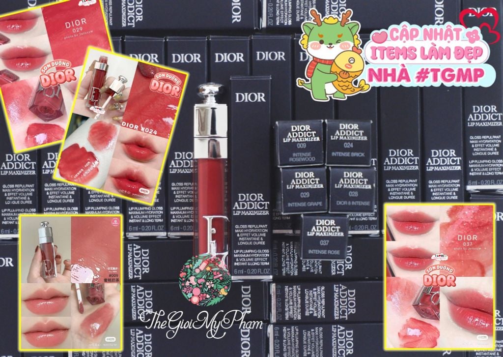 Son Dưỡng Môi Dior Addict Lip Maximizer Full Box #024 (Ko Tđ)