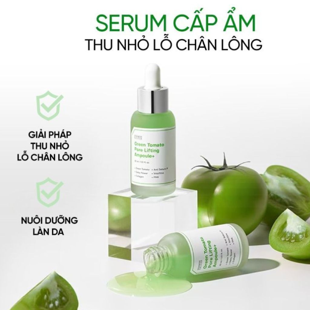 Tinh Chất Cà Chua Xanh Sungboon Editor Green Tomato Pore Lifting Ampoule+ 40ml