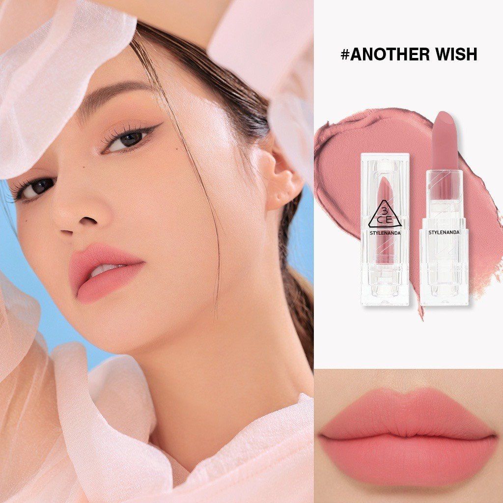 3CE - Soft Matte Lipstick #Another Wish (Ko tđ)