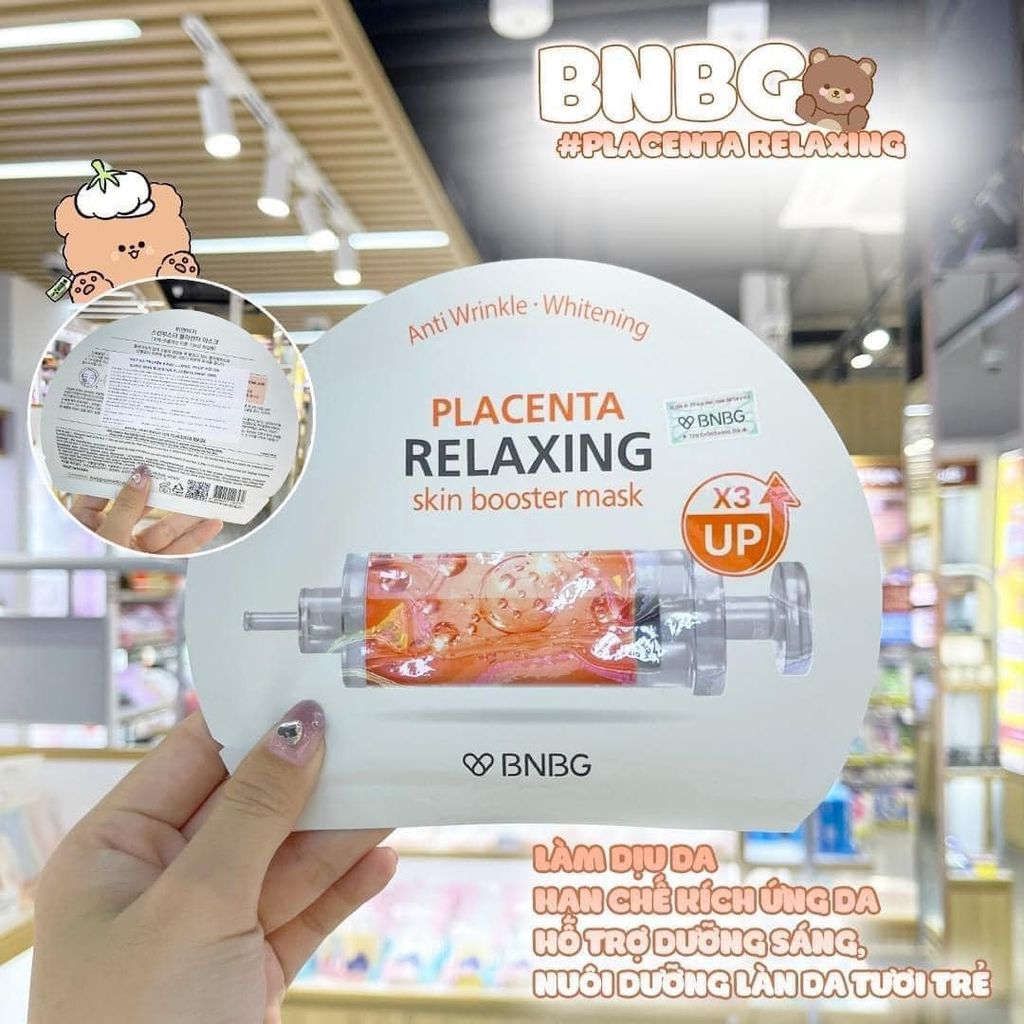 Mặt Nạ BNBG Skin Booster Mask #Placenta