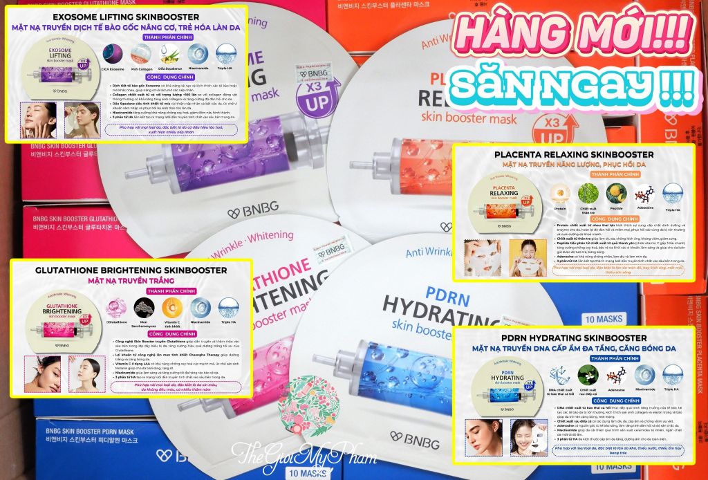 Mặt Nạ BNBG Skin Booster Mask #PDRN