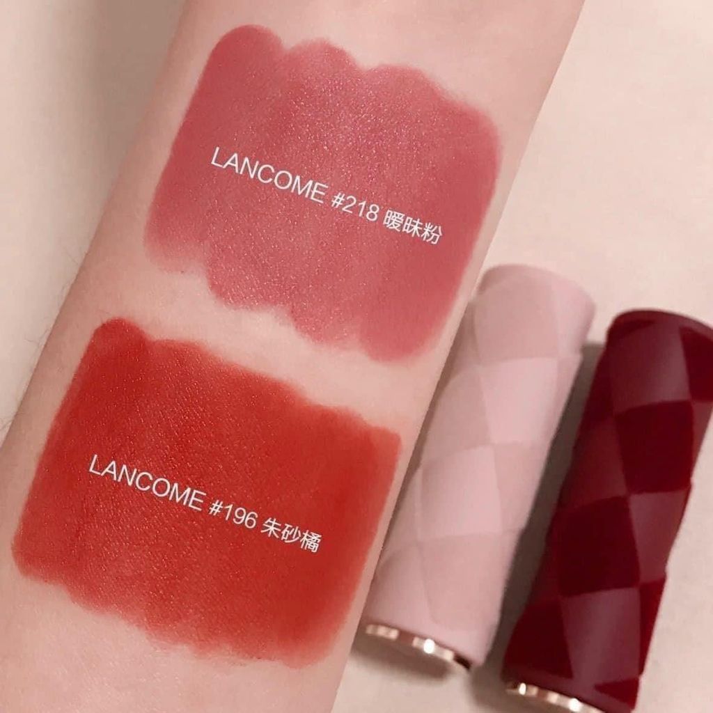 Son Thỏi Lancome Valentine L'absolu Rouge Intimatte #196 French Touch