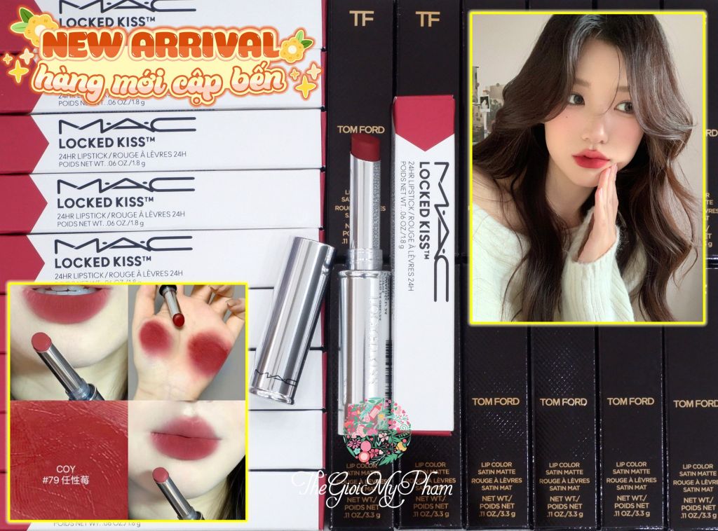 Son Thỏi MAC Locked Kiss #79 Coy (Ko Tđ)