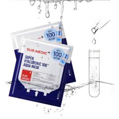 Sur.Medic - Mặt Nạ Cấp Nước & Cấp Ẩm Chuyên Sâu Super Hyaluronic 100 Aqua Mask