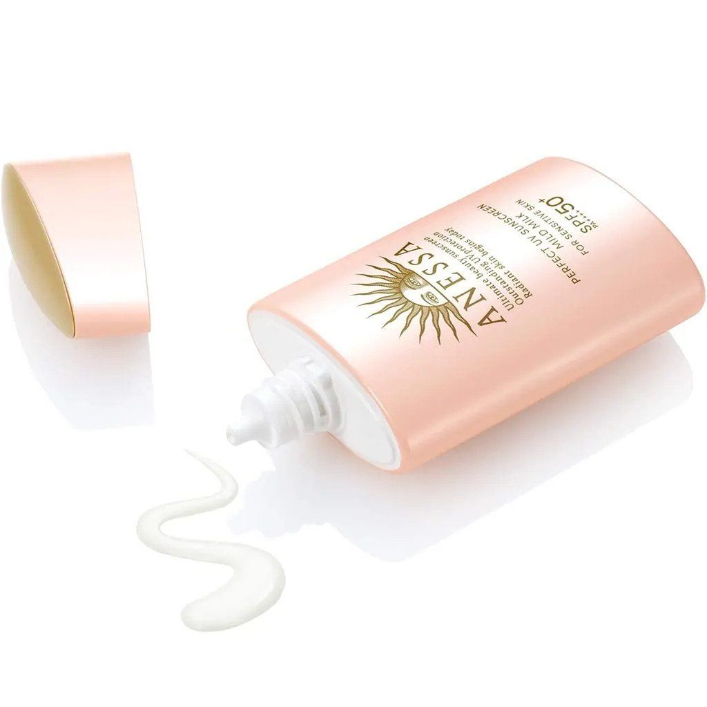 Sữa Chống Nắng Anessa Cho Da Nhạy Cảm 60ml #Hồng (Mẫu 2024 có hộp) - Ko Tđ