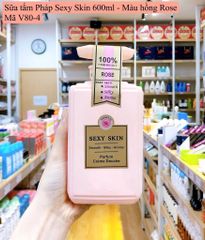 Gel Tắm Sexy Skin 600ml #Rose (Hồng)