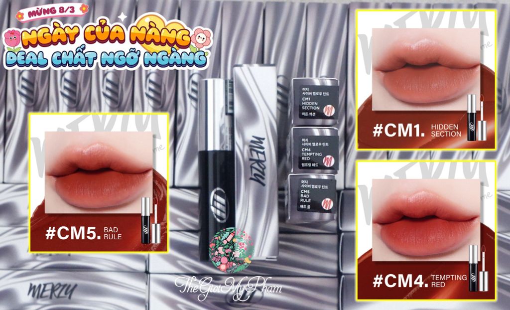 Son Kem Lì Merzy Cyber Mellow Tint #CM1