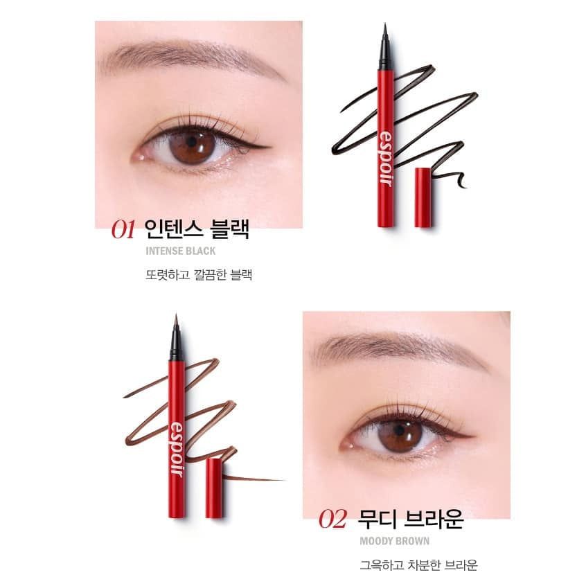 Bút Kẻ Mắt Nước Espoir Nomudging Brush Liner
