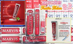 Kem Đánh Răng MARVIS Cinnamon Mint Màu Đỏ 85ml