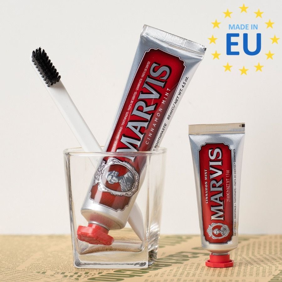 Kem Đánh Răng MARVIS Cinnamon Mint Màu Đỏ 85ml