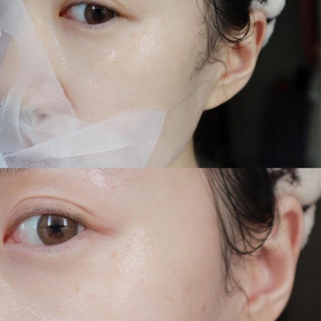 Mặt Nạ Wonjin Ampoule #Hyal Pantenol Fill Air Mask (Xanh Dương)
