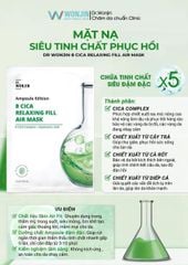 Mặt Nạ Wonjin Ampoule #Cica (Xanh)