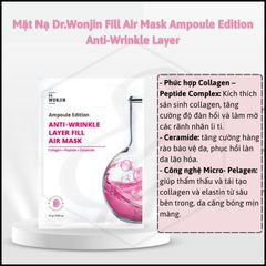 Mặt Nạ Wonjin Ampoule #Anti-Wrinkle (Hồng)