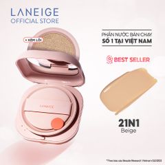 Laneige - NEO Cushion Glow #21N1 Beige (Kèm 1 lõi) Ko tđ