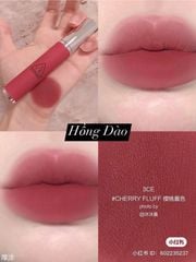 Son Kem 3CE Hazy Lip Clay #Cherry Fluff