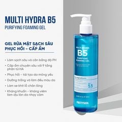 Gel Rửa Mặt Pretty Skin Multi Hydra B5 Purifying Foaming Gel 300ml