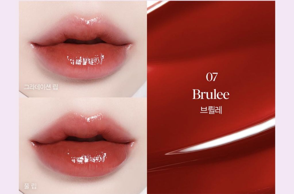 Son Tint Bóng Espoir Couture Lip Tint Glaze #Brulee
