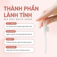 Tinh Chất Dưỡng Trắng, Đều Màu Da So Natural Red Peel White 11ml (Nhỏ)