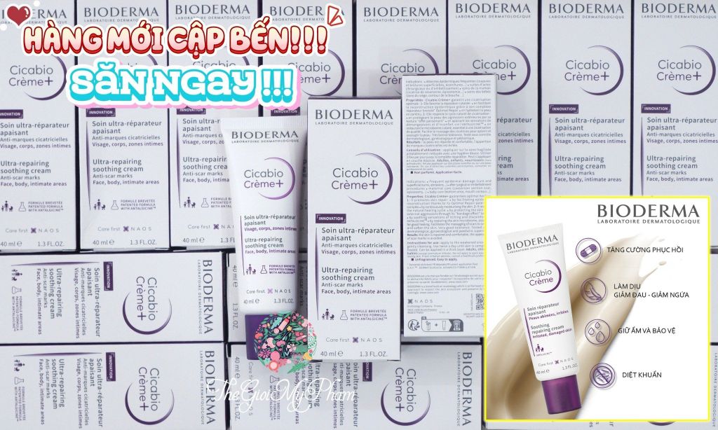 Kem Phục Hồi Bioderma Cicabio 40ml