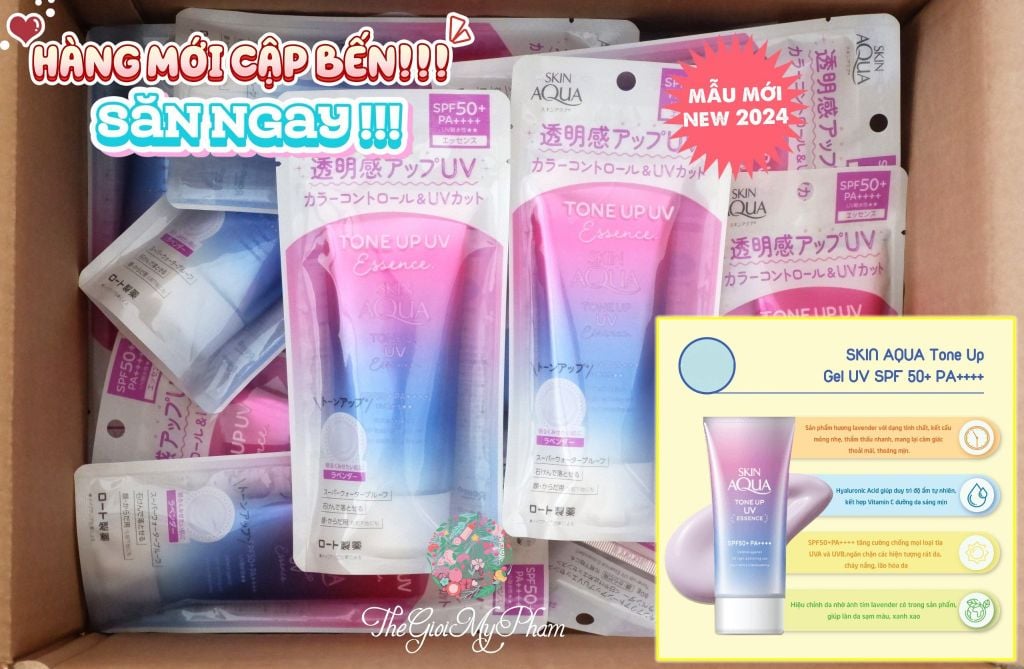 KCN Skin Aqua Tone Up Essence 80g #Hồng-X.Dương