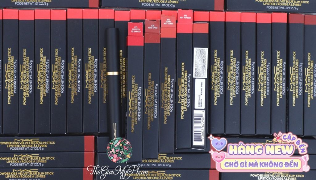 MAC - Son Mac Powder Kiss Velvet Blur Slim Stick #893 Sweet Cinnamon - Ko Tđ