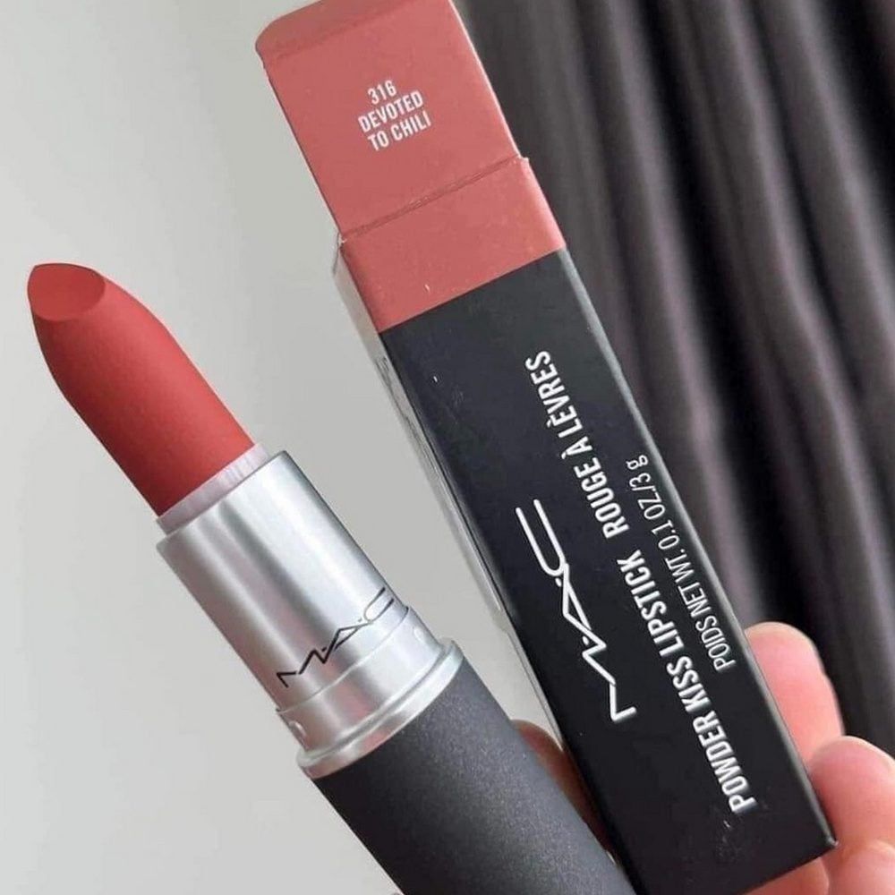 Son MAC Powder Kiss #316 Devoted To Chili (Ko Tđ)