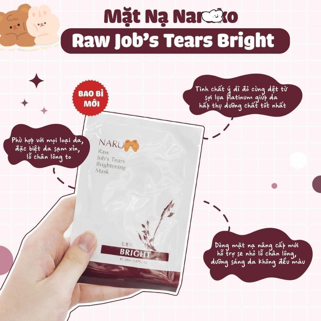 Mặt nạ Naruko Raw Jo's Tears (Mẫu mới)