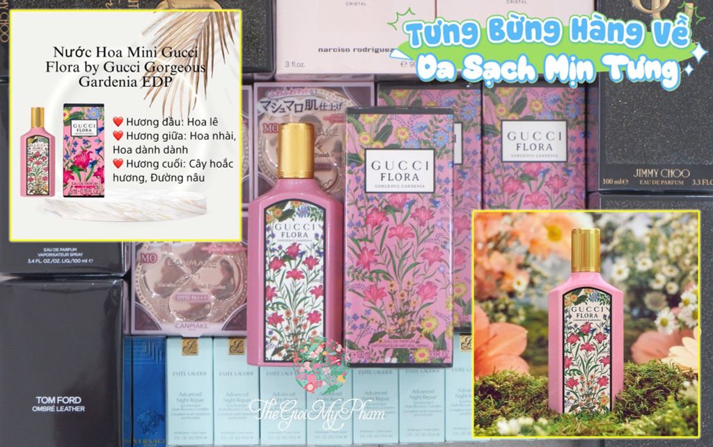 Gucci - Gucci Flora Gorgeous Gardenia EDP 100ml ( Ko Tđ)