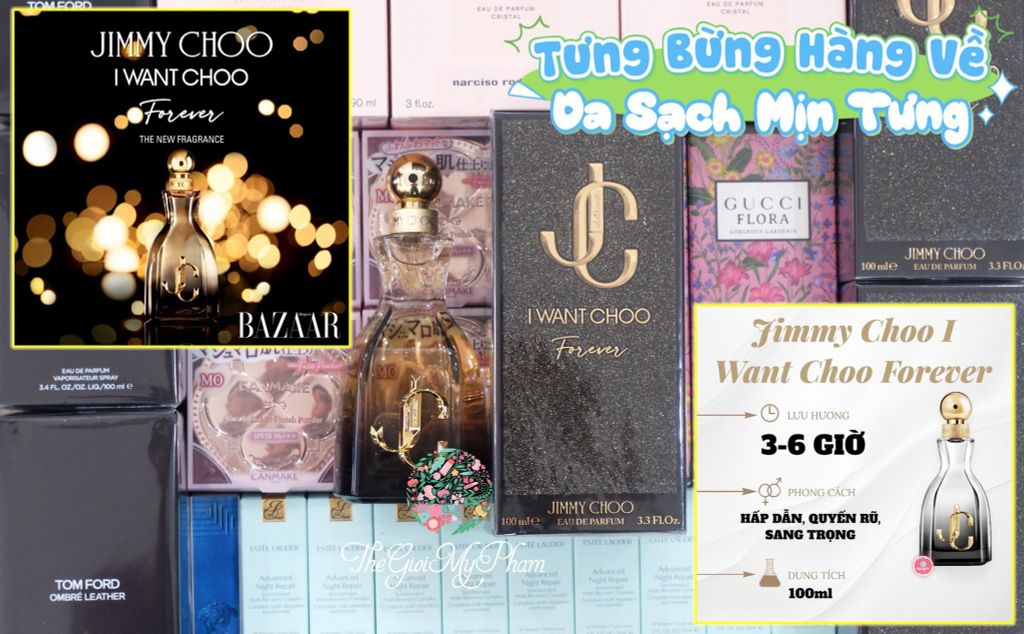 Nước Hoa Nữ Jimmy Choo I Want Choo Forever EDP 100ml (Ko Tđ)