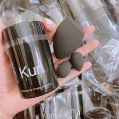 Bông Mút Tán Kem Nền KUN Đen ( 1 Lớn + 2 Nhỏ)