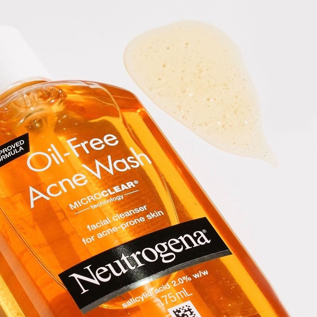 Sữa Rửa Mặt Neutrogena Ngăn Ngừa Mụn Oil Free Acne Wash 175ml