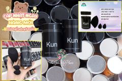 Bông Mút Tán Kem Nền KUN Đen ( 1 Lớn + 2 Nhỏ)