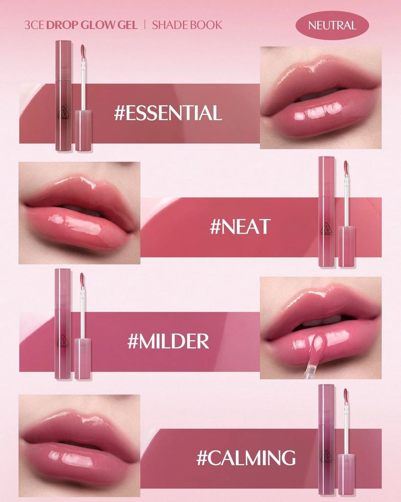 Son Bóng 3CE Drop Glow Gel #Very Sure