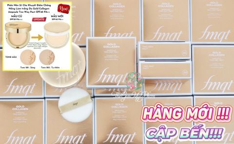 Phấn Phủ Nén TheFaceShop Fmgt Gold Collagen Ampoule Two Way Pact #203