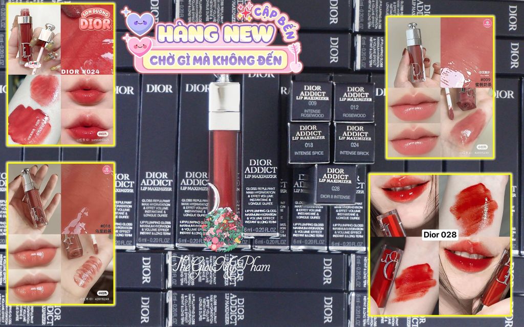 Son Dưỡng Môi Dior Addict Lip Maximizer Full Box #018 (Ko Tđ)