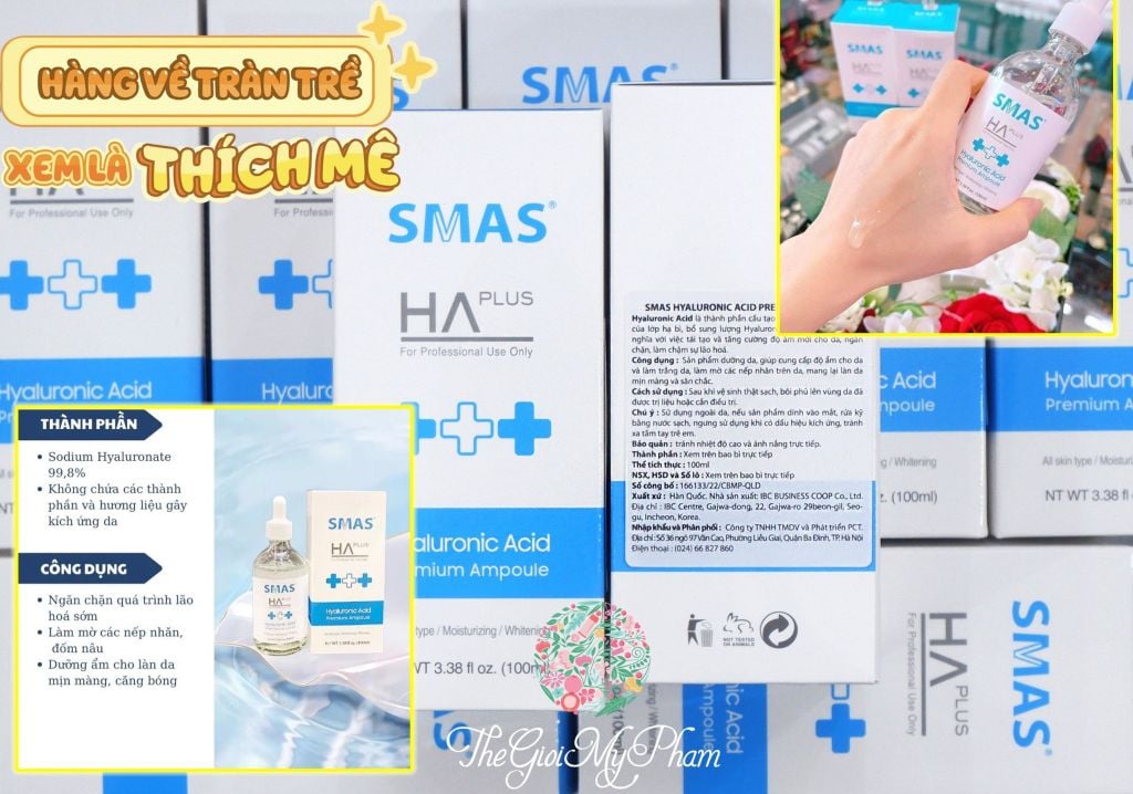 Serum Smas Hyuronic Acid Premium Ampoule 100ml