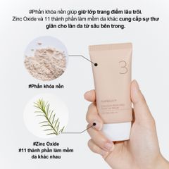 Kem Chống Nắng Nâng Tone Da Numbuzin Porcelain Base Skip Tone Up Beige No.3 50ml